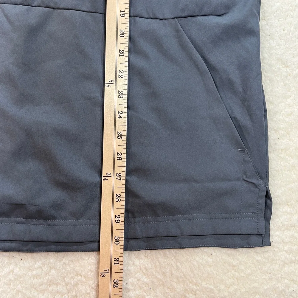 Adidas Baseball Pullover Mens L Grey 1/4 Zip Short Sleeve Training Wind Shirt